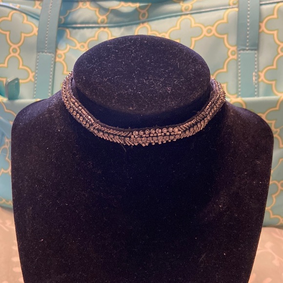 Stella & Dot Black Ribbon Choker - Picture 2 of 4